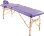 QUIRUMED Table Pliante Massage en Bois Easy 186 x 66 cm Violet