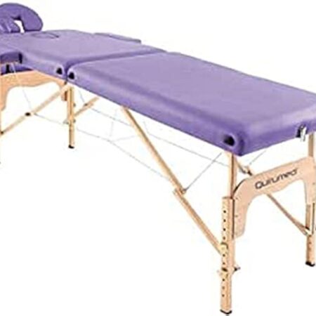 QUIRUMED Table Pliante Massage en Bois Easy 186 x 66 cm Violet