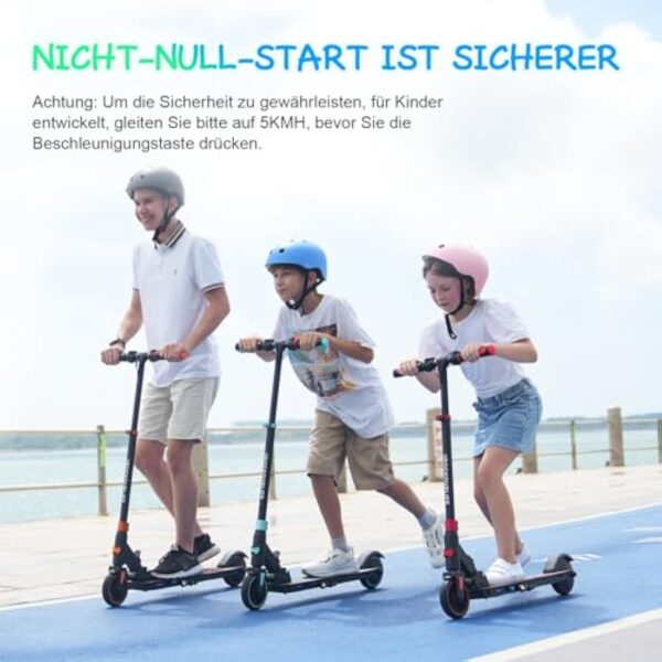 RCB TECH E-Scooter Enfants (8-12-16 Ans) - Trottinette électrique Pliable pour Enfants - Autonomie Max 16 KM - Max 20 KM/H - Cadeau pour Enfants et Adolescents – Image 6