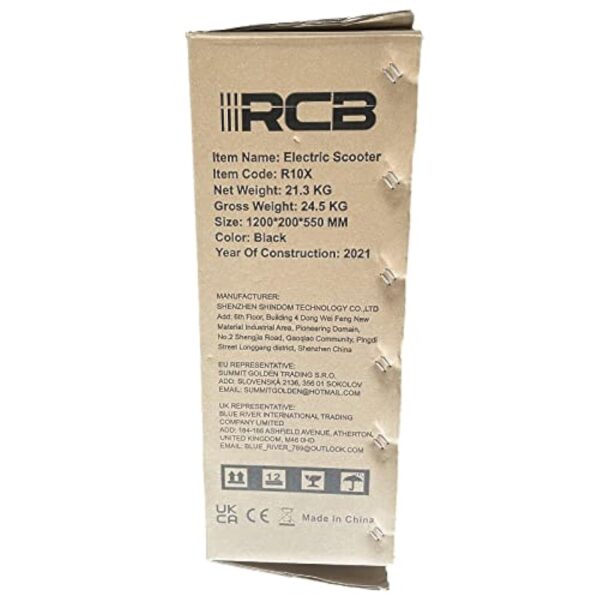 RCB Trottinette électrique 500W Adulte 10 Pouces, Batterie capacité 11.4AH,32KM-Kilométrage Maximum, avec APP et Double système d'absorption des Chocs,Charge Max 150KG – Image 11