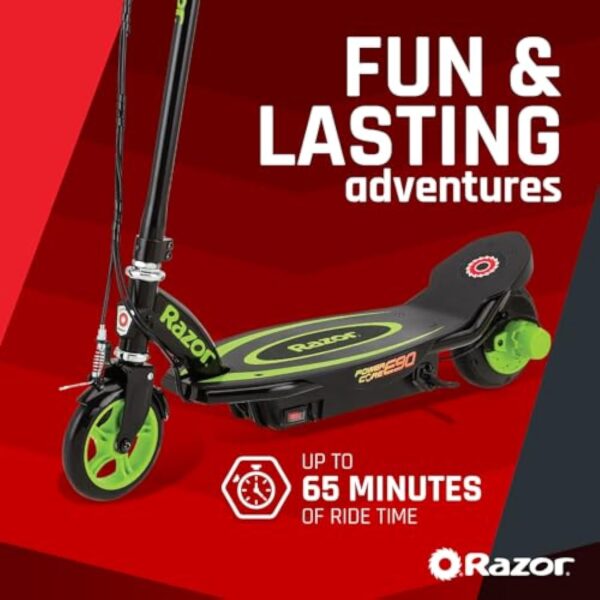 Razor Children's - Green Razor Powercore E90 Scooter, Green, M UK – Image 8