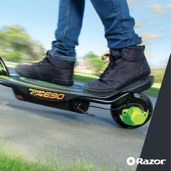Razor Children's - Green Razor Powercore E90 Scooter, Green, M UK – Image 9