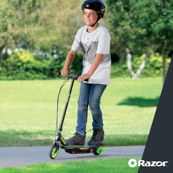 Razor Children's - Green Razor Powercore E90 Scooter, Green, M UK – Image 10