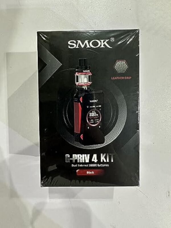 SMOK G-PRIV 4 Kit |230W With Full-color Touch screen Mod and 6.5 ml TFV 18 Mini Tank V18 Mini Coils V9 Mesh Coil No Nicotine – Image 11