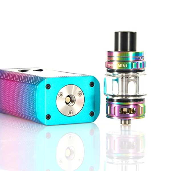 Smok R-KISS 2 Kit | Original Smok 200W Vape kit with 6.5ML TFV18 Mini Tank Mini Meshed Coils Dual18650 Battery IQ-S Chip E Cigarette Vaporizer Compact – Image 4