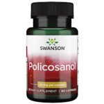 Swanson, Policosanol, 20mg, Extrait de Canne à Sucre, 60 Capsules, Hautement Dosé, Testé en Laboratoire, Sans Gluten, Sans Soja, Sans OGM