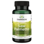 Swanson, Saw Palmetto (Palmier de Scie), 540mg, 100 Capsules, Hautement Dosé, Testé en Laboratoire, Sans Soja, Sans Gluten, Sans OGM