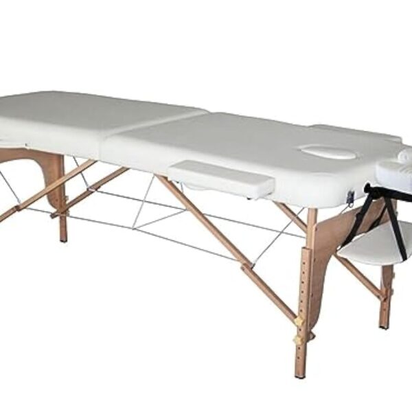 Table de Massage Pliante 186x71cm Blanche