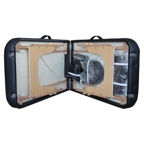 Table de Massage Pliante 186x71cm Noire – Image 3