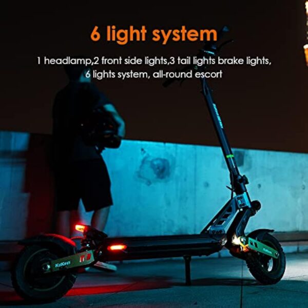 Trottinette Electrique, KuKirin G2 Max Trotinette Electrique Adulte, Scooter électrique, 10 * 2,75 Pouces Pneumatiques, Moteur 1000W, Batterie 48V 20Ah, 3 Modes de Vitesse, Freins à Double Disque – Image 5