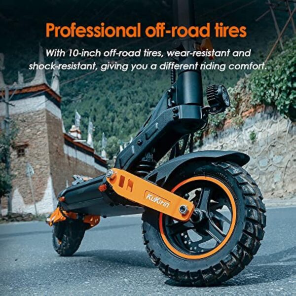 Trottinette Electrique, KuKirin G2 Max Trotinette Electrique Adulte, Scooter électrique, 10 * 2,75 Pouces Pneumatiques, Moteur 1000W, Batterie 48V 20Ah, 3 Modes de Vitesse, Freins à Double Disque – Image 6