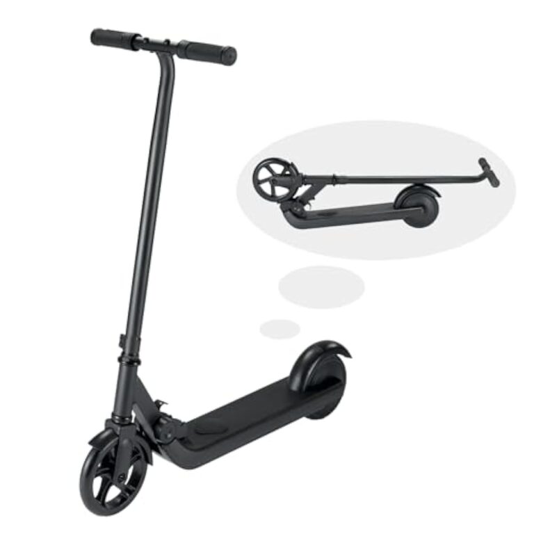 Trottinette électrique pour enfants avec lumières néon colorées, moteur de 150 W, pliable, portée de 5 miles, convient pour enfants de 6 à 12 ans, cadeau