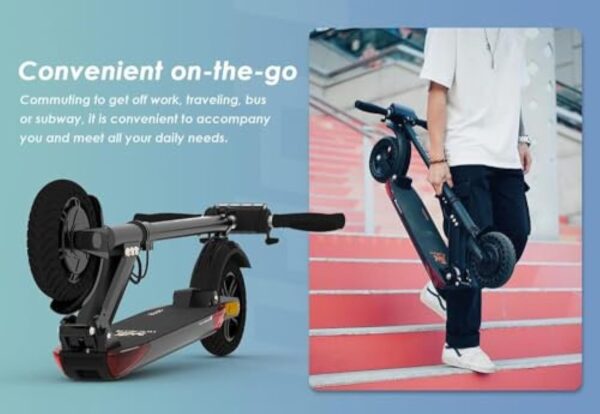 Trottinette électrique Pliant Kugoo S1/S1 Pro, Scooter électrique Adulte Portable, Trotinette Electrique Adulte – Image 8