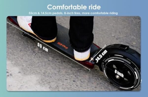 Trottinette électrique Pliant Kugoo S1/S1 Pro, Scooter électrique Adulte Portable, Trotinette Electrique Adulte – Image 9