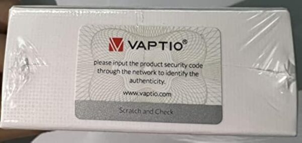 VAPTIO Cosmo Kit 30W E-cigs Cigarette électronique 1500mAh Batterie Vape avec 2.0ml Tank, Sans E Liquide Sans Nicotine (Or Rose) – Image 12