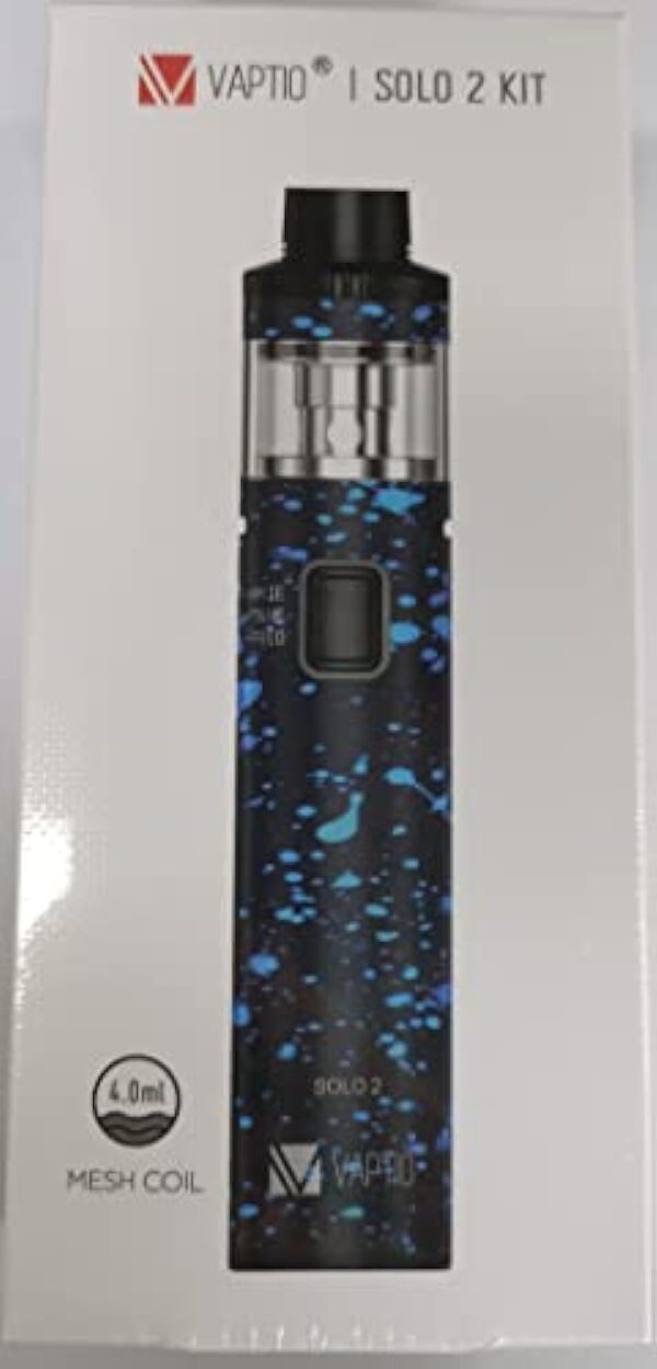 VAPTIO Tout-en-un Cigarette électronique 3000mAh Batterie 50W Vape Pen Vaporisateur Kit de Démarrage, Sans E-Liquide Sans Nicotine (bleu foncé) – Image 8