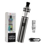 VAPTIO Tyro Nano Kit Tout-en-un E-cigarette 900mAh 30W Cigarette électronique,Vape Pen avec Bobine de 1,6 ohm,sans liquide sans nicotine (Gris)