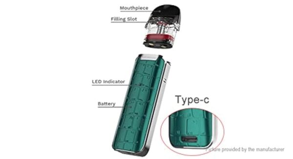 Vaporesso LUXE Q Kit | Original Vaporesso 2ml Capacity SSS Leak-Resistant 1000mAh Battery 0.8ohm 1.2ohm Coil Pod Vaper E-cig Vape Mod Vaping