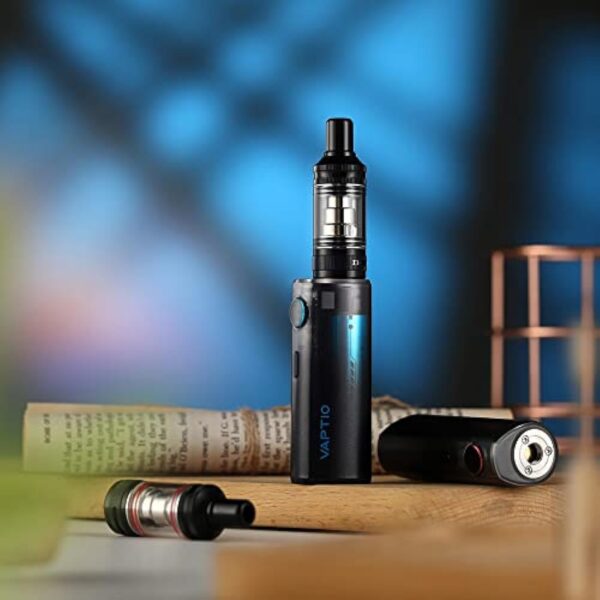 Vaptio Cosmo Nebula Kit avec batterie intégrée 1500 mAh et double bobines Cosmo Kit de démarrage pour cigarette électronique sans e-liquide sans nicotine – Image 6