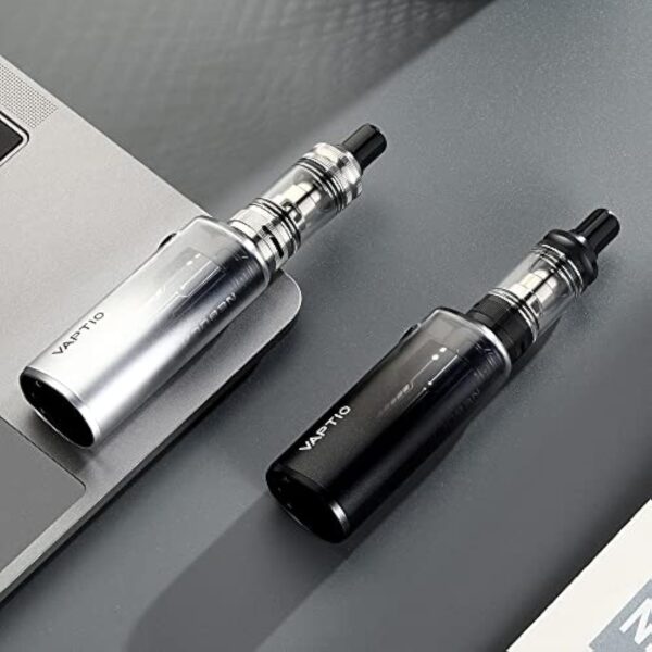 Vaptio Cosmo Nebula Kit avec batterie intégrée 1500 mAh et double bobines Cosmo Kit de démarrage pour cigarette électronique sans e-liquide sans nicotine – Image 7