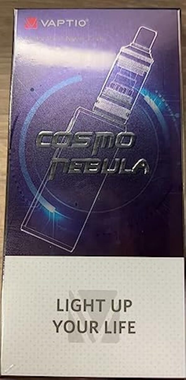 Vaptio Cosmo Nebula Kit avec batterie intégrée 1500 mAh et double bobines Cosmo Kit de démarrage pour cigarette électronique sans e-liquide sans nicotine – Image 11