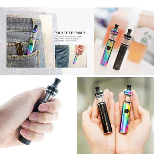 Vaptio NANO kit de démarrage Vape Pen 7W - 30W KIT Cigarette électronique Vaporisateur sans e liquide sans nicotine – Image 3