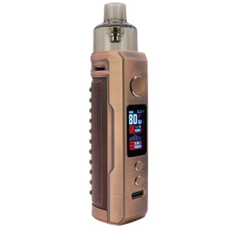 Voopoo Drag X Mod Pod, 4.5 ml, Batterie 18650 (non incluse), Cigarette Électronique, Couleur Bronze Knight, Sans Nicotine