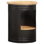vidaXL Table Basse Table d'Appoint Table de Salon Table de Canapé Bout de Canapé Salle de Séjour Maison 43x55 cm Bois de Manguier Solide
