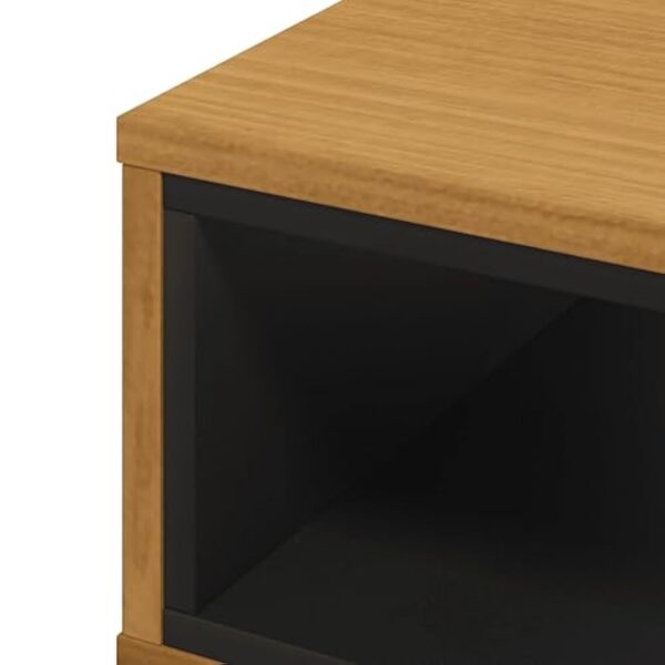 vidaXL Table Basse FLAM 100x50x32,5 cm Bois de pin Massif – Image 7