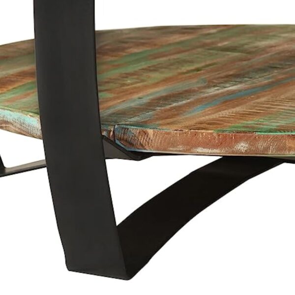 vidaXL Table Basse Bois Massif de Récupération Table d'Appoint Meuble Salon – Image 7