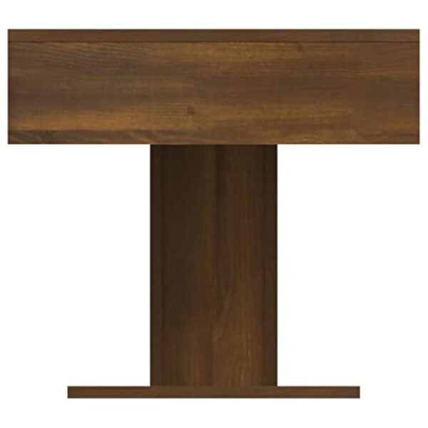vidaXL Table Basse Table d'Appoint Meuble de Salon Bout de Canapé Salle de Séjour Intérieur Chêne Marron 96x50x45 cm Bois d'Ingénierie – Image 7
