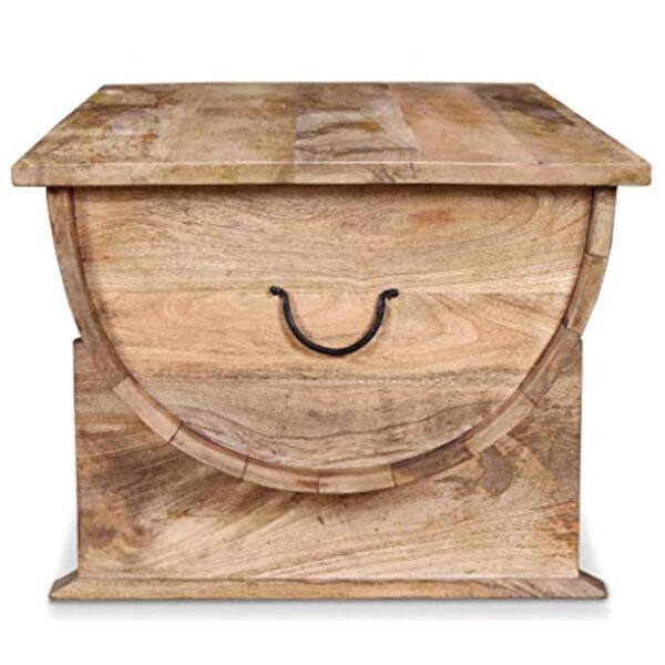vidaXL Table Basse Table d'Appoint Table de Chevet Canapé Salon Salle de Séjour Maison Intérieur 88x50x40 cm Bois de Manguier Massif – Image 9