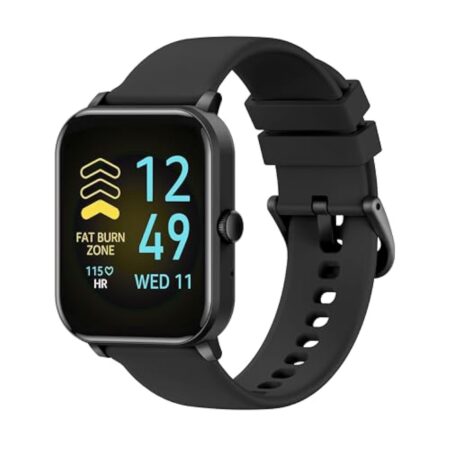 AcclaFit Montre Connectée pour Android iOS, 1.85" Full Touch Smart Watch avec Notifications, Répondre/Numéroter, Fréquence Cardiaque, Moniteur d'oxygène Sanguin, Compteur de Calories pour Homme Femme