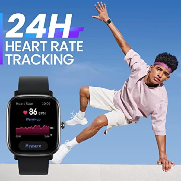 Amazfit GTS 2 Mini Montre Connectée Femmes Homme Alexa Intégré, Autonomie de 14 Jours, Tracker d'activité avec SpO2, 70+ Modes Sportifs, Montre Connectée Sport GPS – Image 4