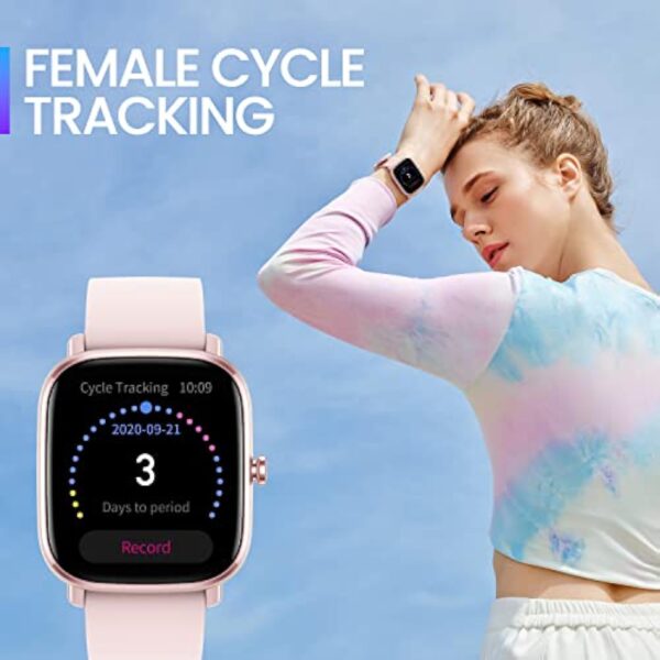 Amazfit GTS 2 Mini Montre Connectée Femmes Homme Alexa Intégré, Autonomie de 14 Jours, Tracker d'activité avec SpO2, 70+ Modes Sportifs, Montre Connectée Sport GPS – Image 5