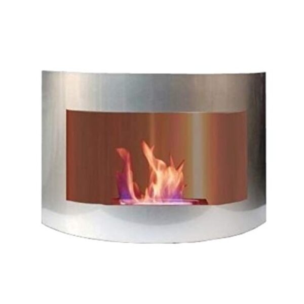 Bio Ethanol Cheminee Sahara - Choisissez Parmi 5 Couleurs (Argent)
