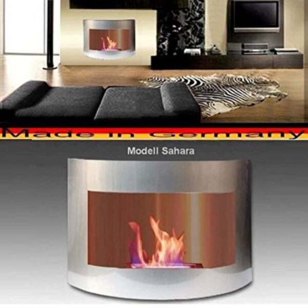 Bio Ethanol Cheminee Sahara - Choisissez Parmi 5 Couleurs (Argent) – Image 3