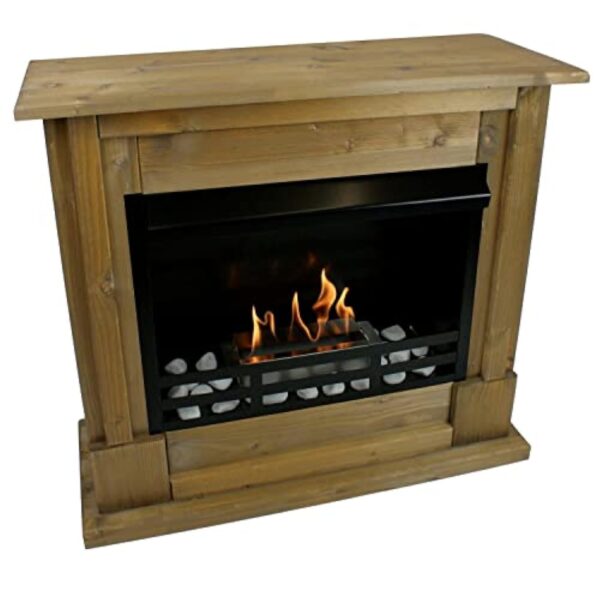 Bio Ethanol et Firegel Cheminee Modèle Rafael Deluxe - couleur au choix (Chêne) – Image 2