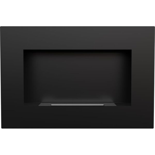 Cheminée Bio KRATKI Delta | 400x600mm | Conteneur de 0,2 L | Noir | sans vitrage | Cheminée Murale à l'éthanol | Idéal pour la Maison, Le Salon ou la Chambre | Testé par Le TÜV - Rhénanie – Image 3