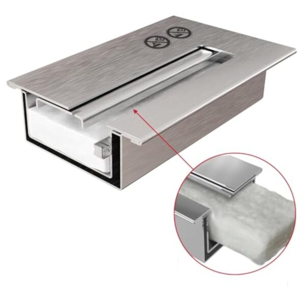 Cheminée Bio KRATKI Delta | 400x600mm | Conteneur de 0,2 L | Noir | sans vitrage | Cheminée Murale à l'éthanol | Idéal pour la Maison, Le Salon ou la Chambre | Testé par Le TÜV - Rhénanie – Image 5