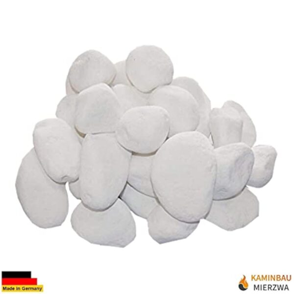 Cheminée à l'éthanol Gel Cheminée Cheminée murale modèle MONACO XXL brillant + GRATIS 24 pierres de décoration – Image 5