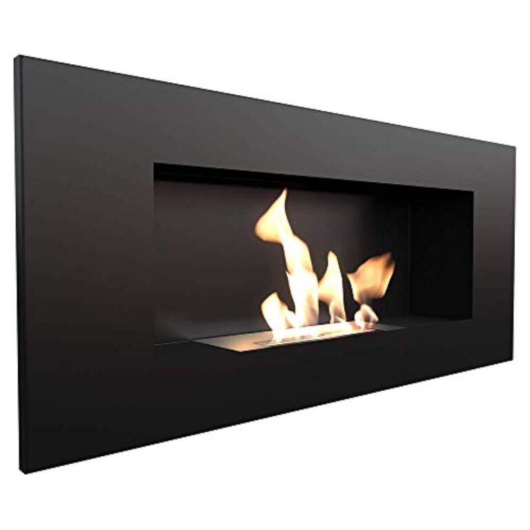 Cheminée bio KRATKI DELTA2 | 400 x 900 cm | Conteneur de 0,5 L | Noir | sans vitrage | Cheminée éthanol murale | Idéal pour la maison, le salon ou la chambre | Testé TÜV - Rhénanie – Image 2