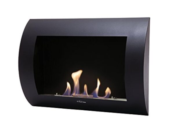 Cheminée bioethanol Classic Murale - Noir
