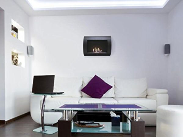 Cheminée bioethanol Classic Murale - Noir – Image 6