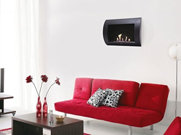 Cheminée bioethanol Classic Murale - Noir – Image 7