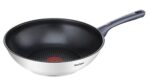 DAILYCOOK Poêle Wok Inox 28 cm Tous Feux Dont Induction