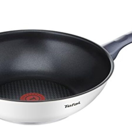 DAILYCOOK Poêle Wok Inox 28 cm Tous Feux Dont Induction