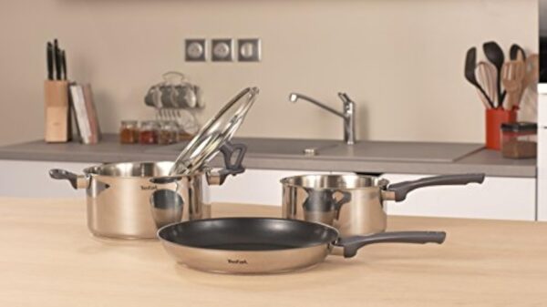 DAILYCOOK Poêle Wok Inox 28 cm Tous Feux Dont Induction – Image 6