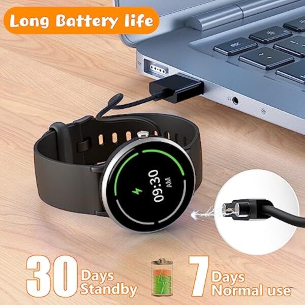 DIGEEHOT Montre Connectée Intelligente Enfant Fille Garçon, Smartwatch IP68 Etanche Trackers d'activité Modes Sportifs, Podomètre, Cardiofréquencemètre, Moniteur de Sommeil(Noir) – Image 9
