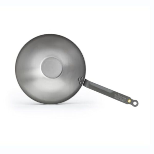 De Buyer - Wok à queue MINERAL B en acier - Diamètre 28 cm, base 8 cm - 5618.28 – Image 5